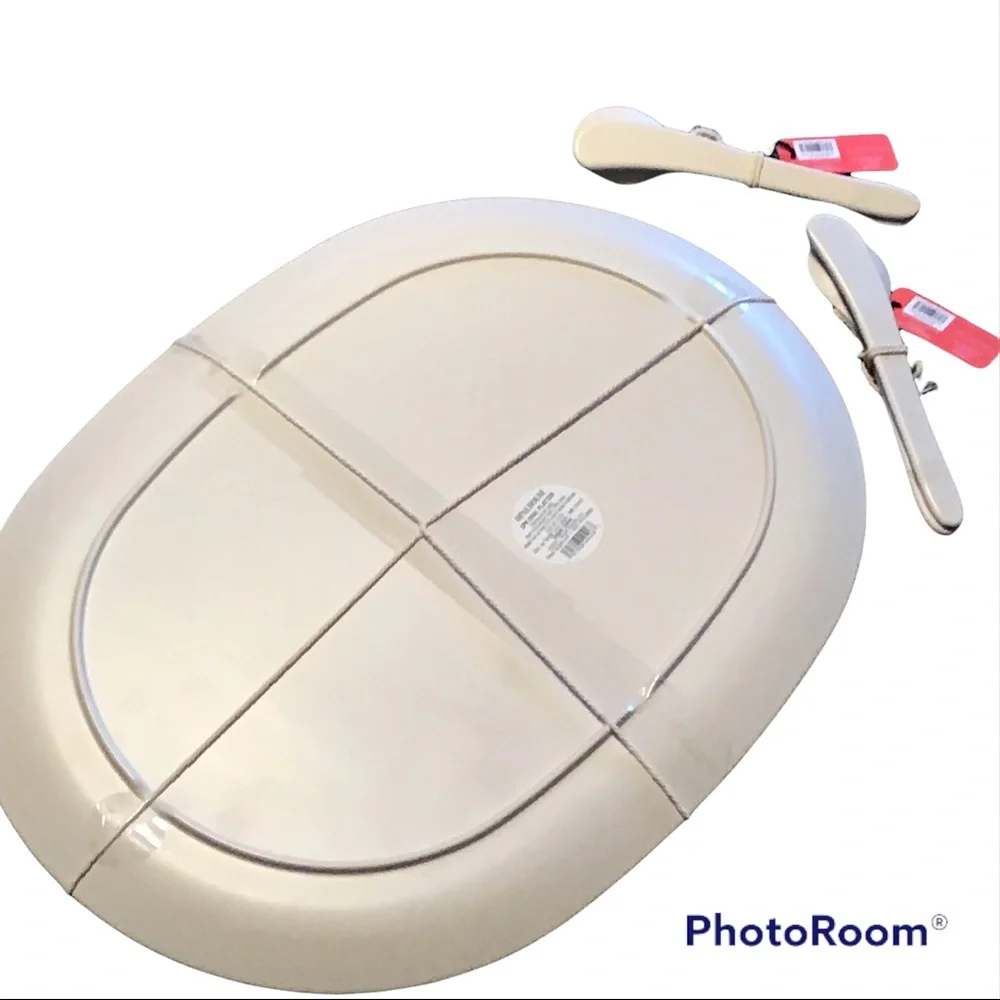 Opalhouse Bamboo Melamine Pineapple Oval Serving Platters 2 pc. Spoon & Spreader